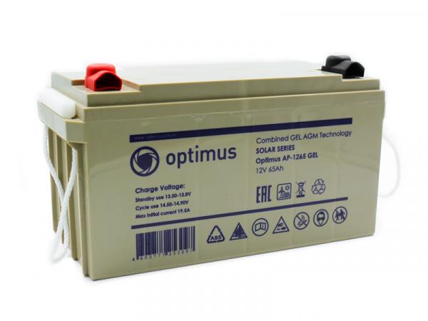Аккумуляторная батарея Optimus AP-1265 GEL - картинка 1
